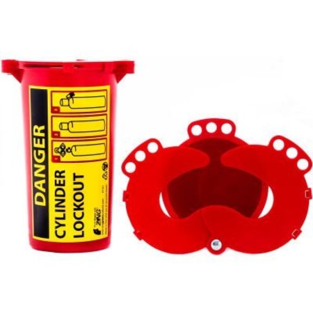 ZING ZING RecycLockout Lockout Tagout, Cylinder Lockout, Recycled Plastic, 7101 7101